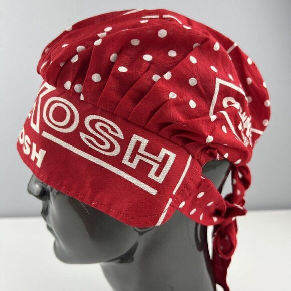OshKosh Vintage Red Bandanna Bonnet Child Size - Picture 1 of 6